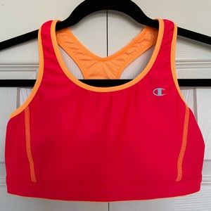 Champion Pink and Orange Reversible Sports Bra